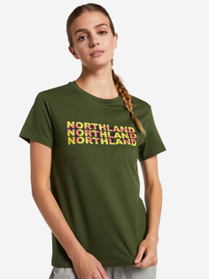 Футболка женская Northland, Зеленый, размер 46
