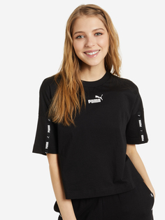 Футболка женская PUMA Power Tape Cropped, Черный, размер 42-44