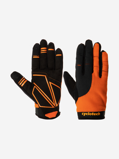 Перчатки велосипедные Cyclotech Nitro, Оранжевый, размер 6