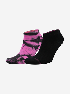 Носки женские Skechers, 2 пары, Черный, размер 36-41