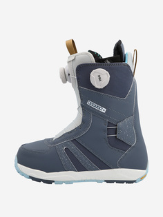 Ботинки сноубордические женские Burton Felix Boa, Синий, размер 37