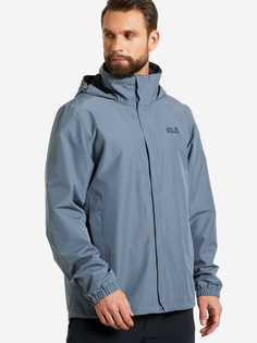 Куртка мембранная мужская Jack Wolfskin Stormy Point, Серый, размер 50-52