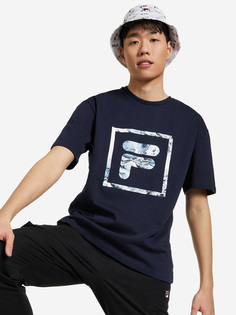 Футболка мужская FILA, Синий, размер 44-46