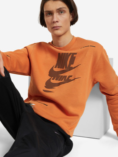 Свитшот мужской Nike Sportswear Sport Essentials+, Оранжевый, размер 50-52