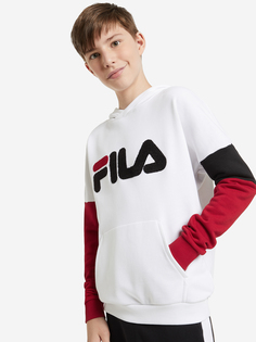 Худи для мальчиков FILA, Белый, размер 140
