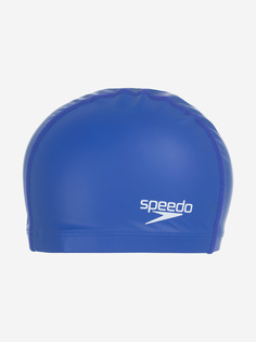 Шапочка для плавания Speedo, Синий, размер 52-58