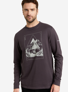 Лонгслив мужской Columbia Blue Reef LS Graphic Tee, Фиолетовый, размер 48-50