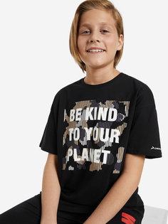 Футболка для мальчиков Demix, Черный, размер 128