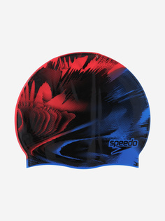 Шапочка для плавания Speedo Slogan, Черный, размер 52-58