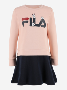 Платье для девочек FILA, Розовый, размер 104