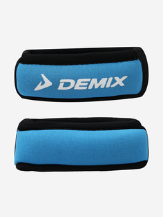 Утяжелители для рук Demix, 2 x 0,2 кг, Синий, размер Без размера