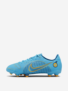 Бутсы детские NikeJr Vapor 14 Academy FG/MG, Голубой, размер 35.5