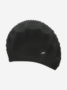 Шапочка для плавания Speedo Bubble, Черный, размер 52-58