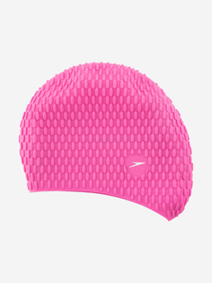 Шапочка для плавания Speedo Bubble, Розовый, размер 52-58