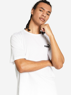 Футболка мужская PUMA ESS Small Logo, Белый, размер 44-46