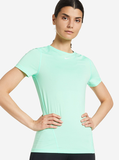 Футболка женская Nike Pro, Зеленый, размер 50-52