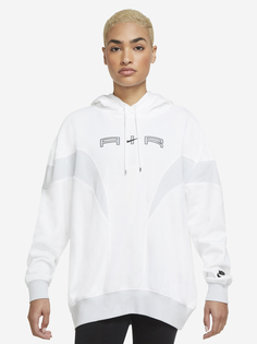 Худи женская Nike Air, Plus Size, Белый, размер 52-54