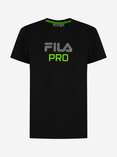 Футболка для мальчиков FILA, Черный, размер 128