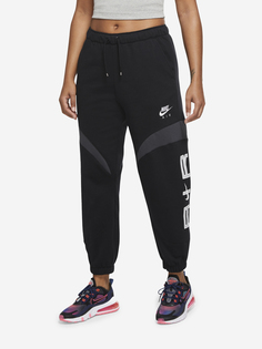 Брюки женские Nike Air, Plus Size, Черный, размер 52-54