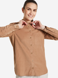 Рубашка женская Outventure, Коричневый, размер 42