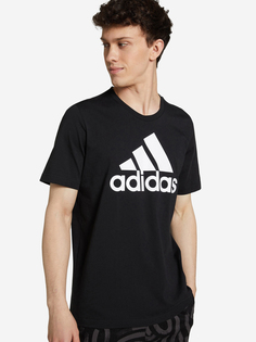 Футболка мужская adidas Essentials, Черный, размер 44-46