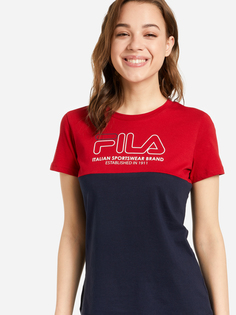Футболка женская FILA, Синий, размер 42