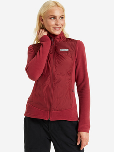 Легкая куртка женская Columbia Basin Butte Fleece Full Zip, Красный, размер 50