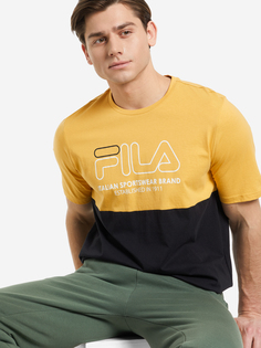 Футболка мужская FILA, Черный, размер 44-46