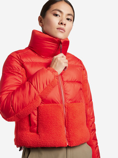 Куртка утепленная женская Columbia Leadbetter Point Sherpa Hybrid, Оранжевый, размер 48