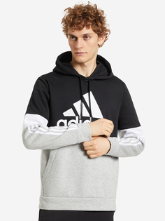 Худи мужская adidas Essentials Colorblock, Черный, размер 44-46