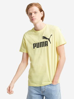 Футболка мужская PUMA ESS Logo, Желтый, размер 50-52
