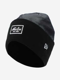 Шапка New Era Fleece Knit, Черный, размер Без размера