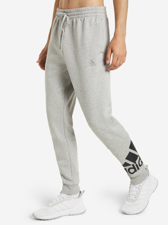 Брюки мужские adidas Essentials Logo, Серый, размер 44-46