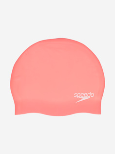 Шапочка для плавания Speedo Plain Moulded, Розовый, размер 52-58