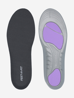 Стельки женские Feet-n-Fit Cushioning Gel Support, Серый, размер 36-40