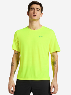 Футболка мужская Nike Dri-FIT Miler, Зеленый, размер 44-46