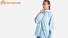 Ветровка женская Outventure, Голубой, размер 42-44