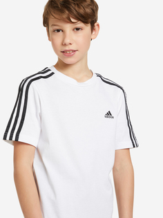 Футболка для мальчиков adidas, Белый, размер 128