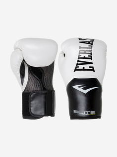 Перчатки боксерские Everlast Elite Pro style, Белый, размер 8 oz