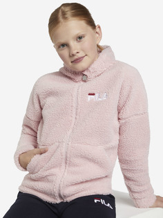 Джемпер флисовый для девочек FILA, Розовый, размер 152