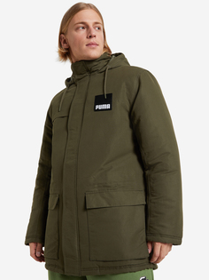 Куртка утепленная мужская PUMA, Зеленый, размер 46-48