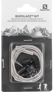 Шнурки Salomon Quicklace Kit, Серый, размер Без размера