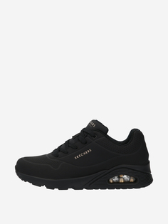 Кроссовки женские Skechers Uno - Stand On Air, Черный, размер 42