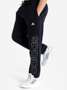 Брюки для мальчиков adidas, Синий, размер 128