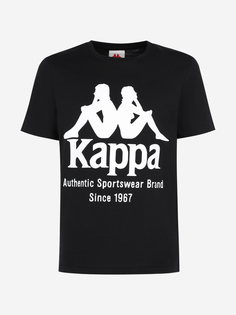 Футболка для мальчиков Kappa, Черный, размер 140