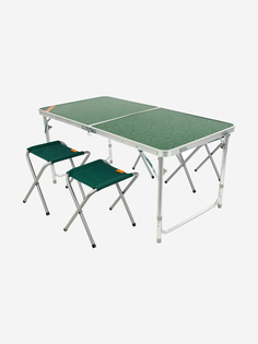 Набор Outventure: стол + 4 стула, Зеленый, размер Без размера