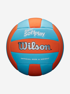 Мяч для пляжного волейбола Wilson SUPER SOFT PLAY, Оранжевый, размер 5