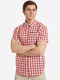 Рубашка мужская Columbia Brentyn Trail SS Seersucker Shirt, Красный, размер 54