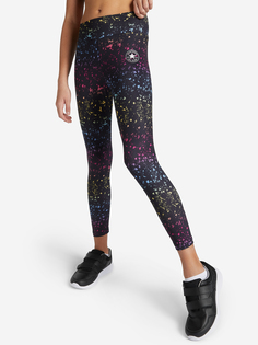 Легинсы для девочек Converse AOP High Rise, Черный, размер 128