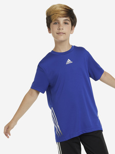 Футболка для мальчиков adidas Aeroready, Синий, размер 176